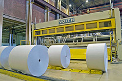 Балахнинский бумкомбинат выпустил 250-тысячную тонну газетной бумаги