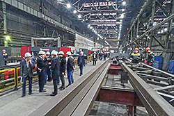Российские компании-металлопроизводители посетили производственные мощности ПАО «ЧЗПСН-Профнастил»