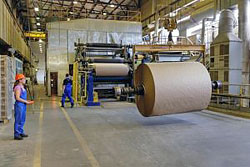 На бумкомбинате «Волга» освоено производство бумаги коричневого оттенка