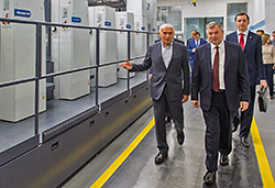 На «Картон-Полиграф» в Калуге запущена в работу печатная машина, не имеющая аналогов в России 
